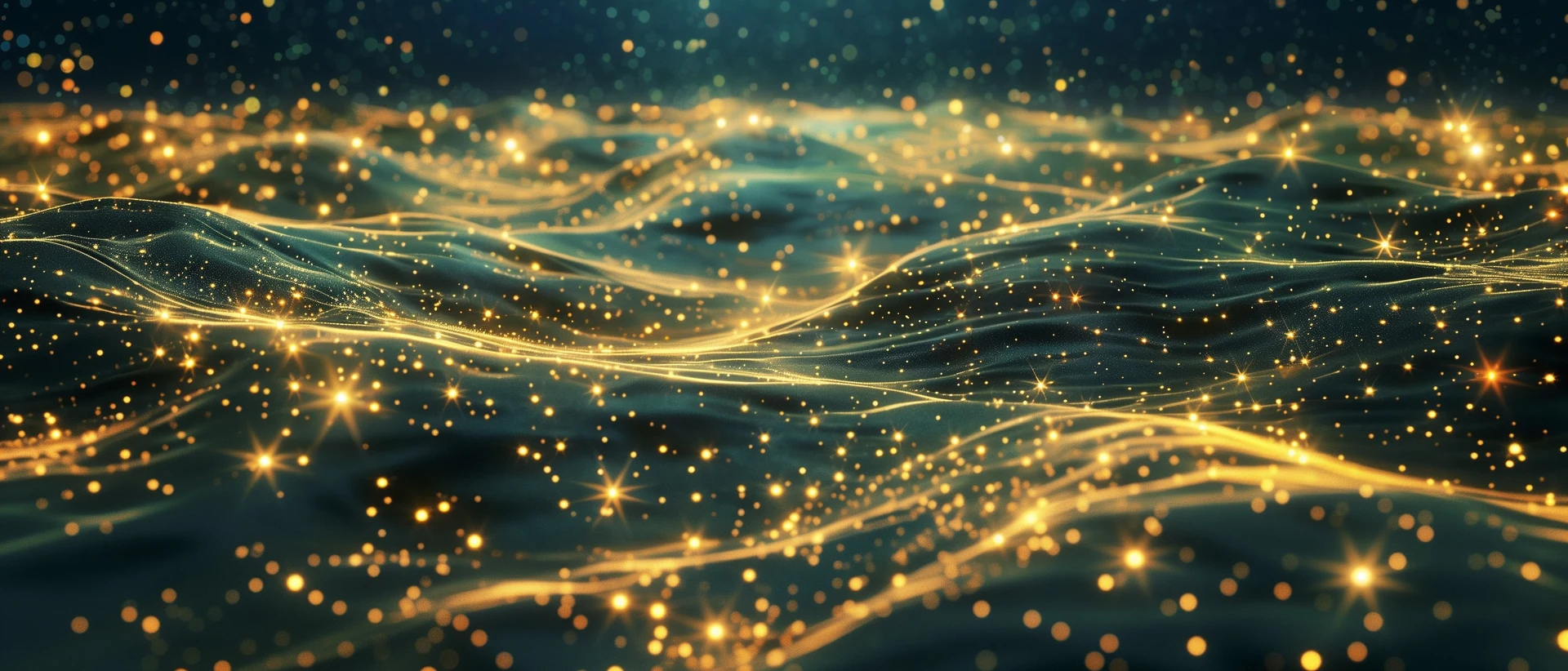 별이 강처럼 흐르는 우주 풍경