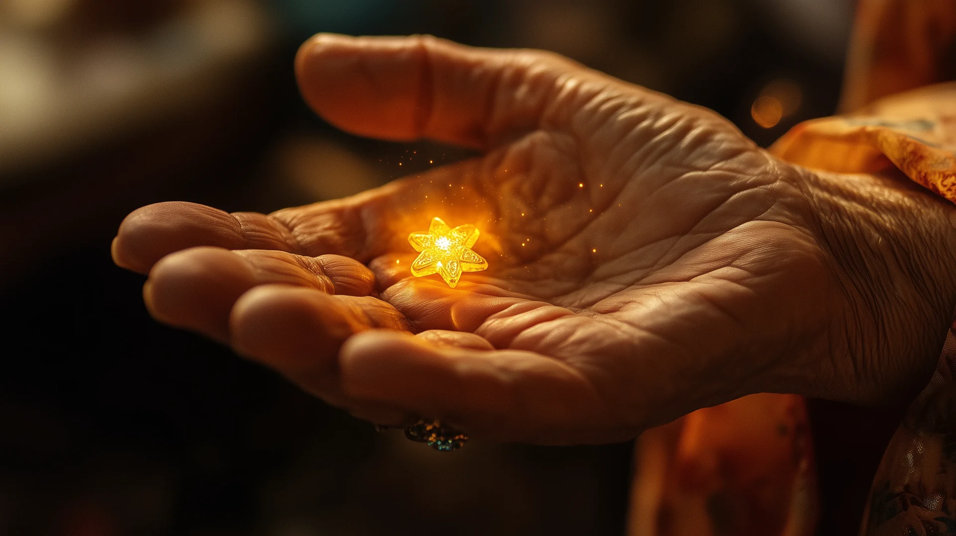 옥춘할매의 손바닥 위에 깨어난 첫 별